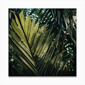 'Palm Leaf' 1 Canvas Print