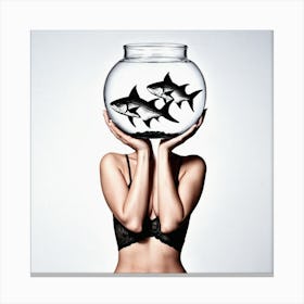 Fish Bowl 25 Canvas Print