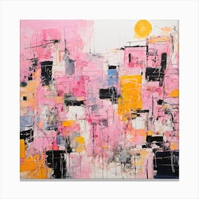 Pink City Canvas Print