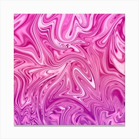 Pink And Purple Liquid Marble Canvas Print