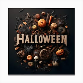 Halloween Pumpkins Canvas Print