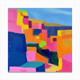 Abstract Travel Collection Cartagena Colombia 2 Canvas Print