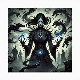 Queen Sorath Shadow Influence 1 Canvas Print