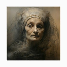 'The Old Woman' Canvas Print