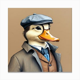 Detective Duck 27 Canvas Print