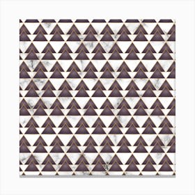 Marble Triangles Canvas Print
