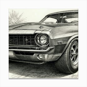 Chevrolet Camaro Canvas Print