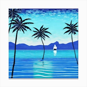 Palm Trees Canvas Print Canvas Print