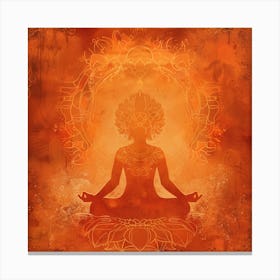 Sacral Chakra (Svadhisthana) Canvas Print