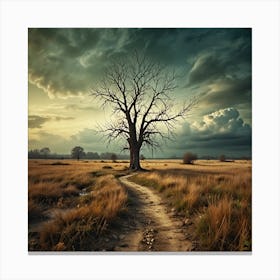 Lonely Tree Canvas Print