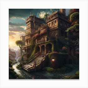 Fantasy Painting Canvas Print