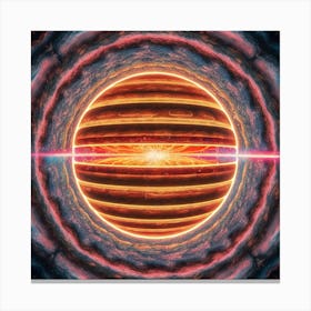 Nuclear Fusion In The Sun Canvas Print