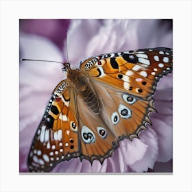 Butterfly Art Print Depicting 1 Canvas Print
