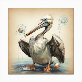 Pelican 30 Canvas Print