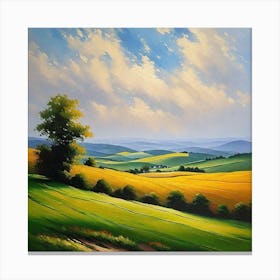 Landscape Painting 142 Canvas Print