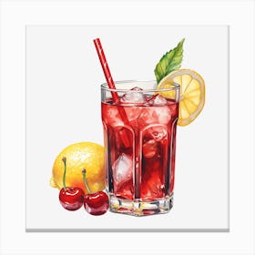 Cherry Lemonade 1 Canvas Print