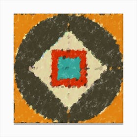 Radiant Square Canvas Print