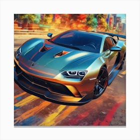 Lamborghini 245 Canvas Print