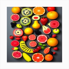 Fruit 1 ( Fromhifitowifi ) Canvas Print