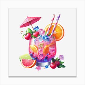 Cocktail 4 Canvas Print