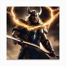 Thor hero Canvas Print