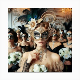 Mardi Gras Masquerade Canvas Print