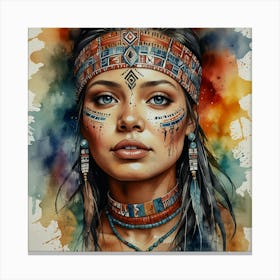 Indian Girl 1 Canvas Print