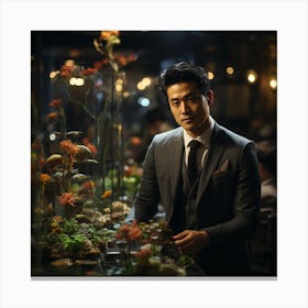 Man In A Suit 8 Canvas Print