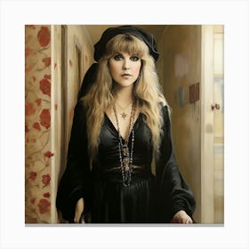 Stevie Nicks Hallway Art Print 1 1 Canvas Print