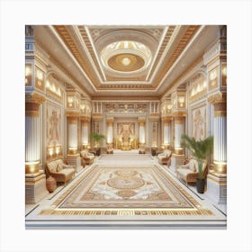 Egyptian Lobby Canvas Print