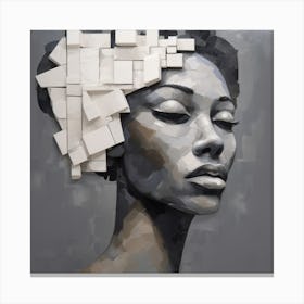 BILLIE HOLIDAY AND HER GARDENIA Canvas Print