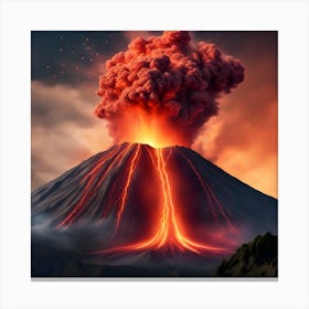 Volcano Eruption 6 Canvas Print