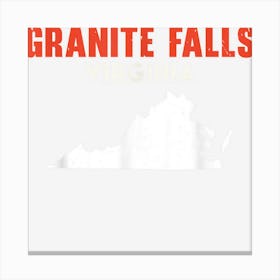 Granite Falls Washington Usa State America Travel Washington Canvas Print