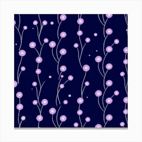 Purple Flowers Canvas Print