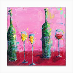 Prosecco and Red Wine 1 Canvas Print