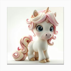 Unicorn Figurine 35 Canvas Print