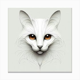 Creative Feline Cat Artwork 87 Canvas Print