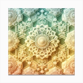 Honeycomb, Abstract 2 Canvas Print