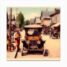 Early 20th Century Americana~Reimagined 15 Canvas Print