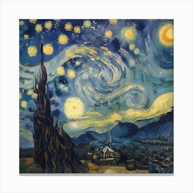 Starry Night 1 Canvas Print