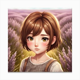 Chibi's Heather Haven  Canvas Print