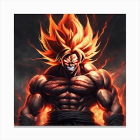 Dragon Ball Z Wallpaper Canvas Print