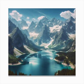 Mountain Lake 5 Canvas Print