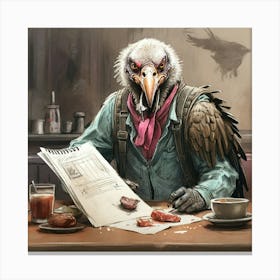 Dead Eagle Canvas Print