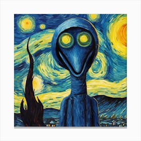 Alien Birb Canvas Print