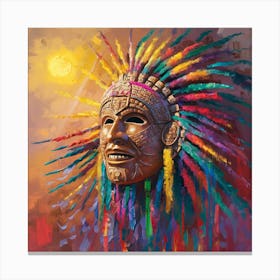 Indian Mask Canvas Print