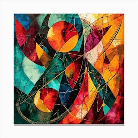 Abstract Painting Canvas Print