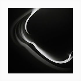 Abstract Black And White Canvas Print