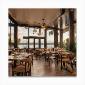 Restaurant Dining Room 1 Canvas Print