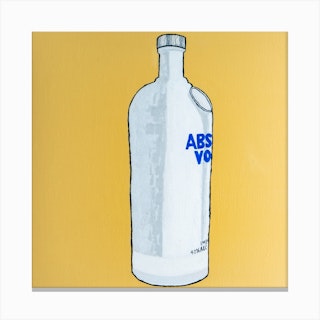 Vodka Square Canvas Print